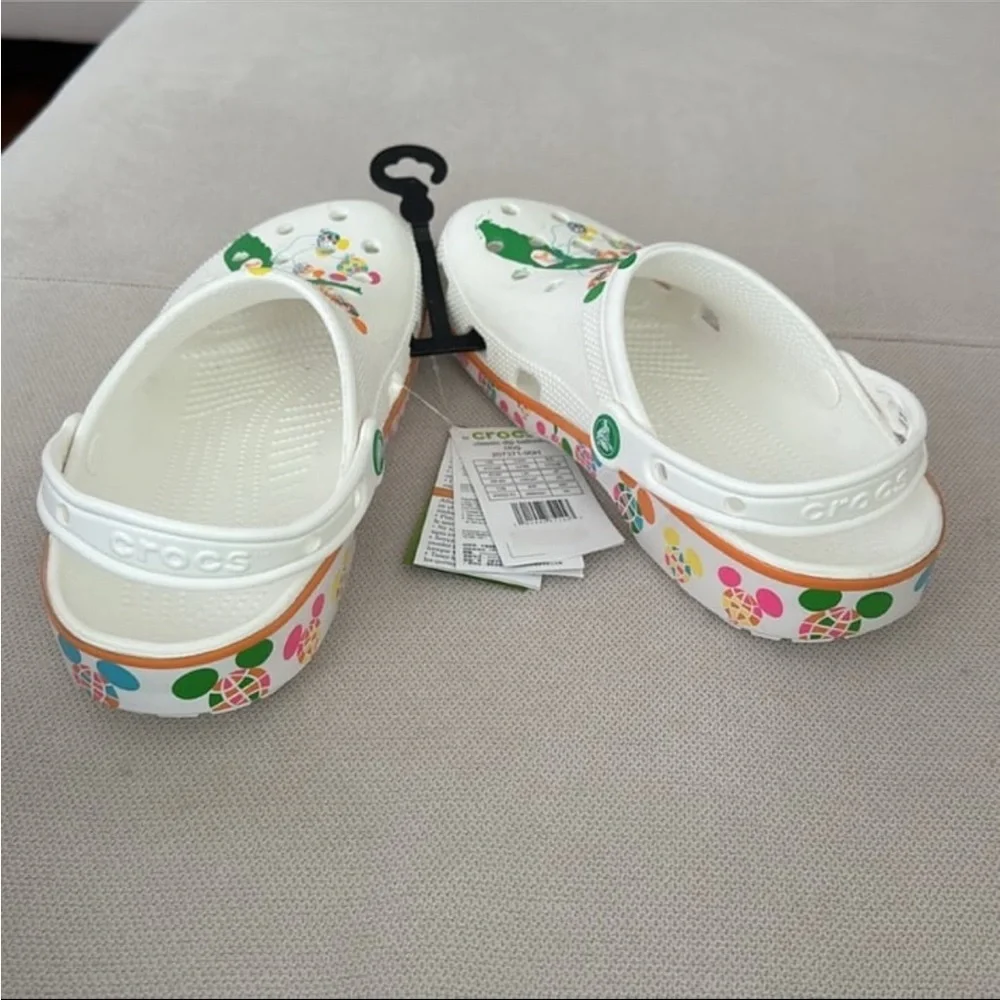 DISNEY X CROCS VAULT COLLECTION DISNEYWORLD FLORIDA WHITE NWT SIZE M7 W9 - Picture 11 of 12